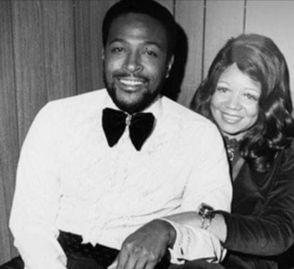 Frankie Gaye father Marvin Gaye with his first wife.
